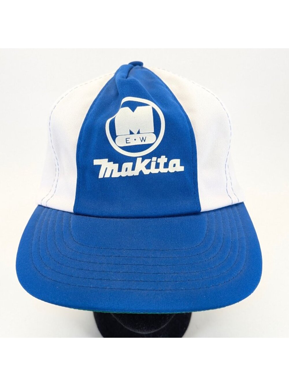 Makita Hat Vintage Blue & White Electric Works Adjustable Cap Taiwan R.O.C.